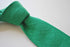 skinny plain apple green linen tie